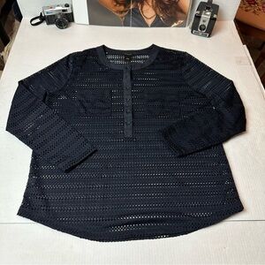 Ann Taylor dark navy top